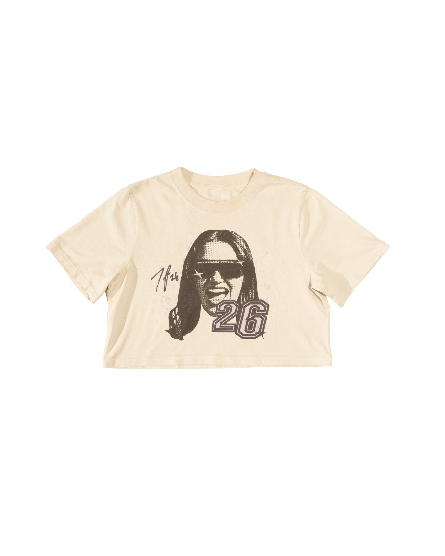 Taylor Flint Heavy Faded Crop Tee